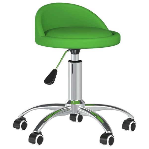 vidaXL Tabouret de massage Vert Similicuir