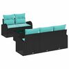 vidaXL Ensemble de canap&eacute; de jardin 6 pc 5-Nombre de places