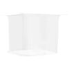 vidaXL Moustiquaire suspendue 156 maille blanc 220x100x150 cm