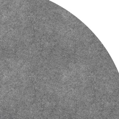 vidaXL Bâche de piscine gris clair Ø244 cm géotextile polyester