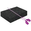 vidaXL Tapis en Caoutchouc Noir Caoutchouc