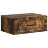 vidaXL Cabinet de chevet mural Ch&ecirc;ne fum&eacute; 49 x 34,5 x 20 cm