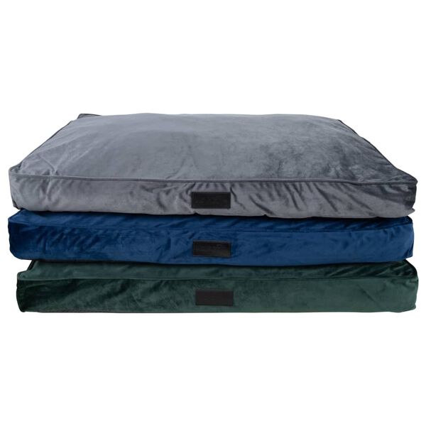 DISTRICT70 Oreiller pour chien VELURO Bleu