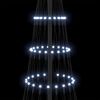 vidaXL Arbre de No&euml;l LED avec 230 LED Blanc froid 184,5 cm M&eacute;tal