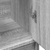 vidaXL Armoire d'évier sonoma gris 63x29x55 cm bois d'ingénierie