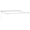 vidaXL Cadre de store r&eacute;tractable manuel Blanc 3 x 2 m Aluminium