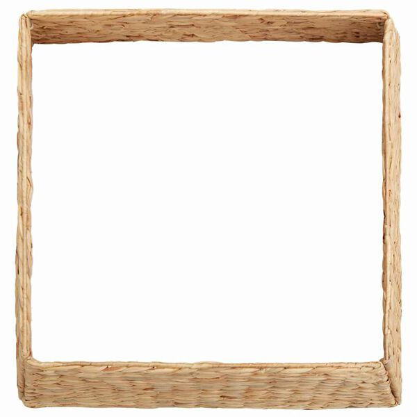 vidaXL Collier de sapin de No&euml;l Marron 50 x 50 x 25 cm Jacinthe d'eau