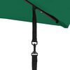 vidaXL Jeu de bande de protection anti-vent parasol Noir Polypropyl&egrave;ne