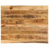 vidaXL Dessus de table 110x80x3,8cm bord vif bois massif manguier brut