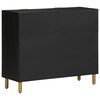 vidaXL Buffet noir 90x33x75 cm bois d'ing&eacute;nierie