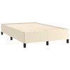 vidaXL Cadre de lit sans matelas cr&egrave;me 120x190 cm similicuir