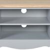vidaXL Meuble TV Gris 120x30x40 cm Bois