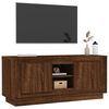 vidaXL Meuble TV chêne marron 102x35x45 cm bois d'ingénierie