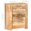 vidaXL Buffet 59x33x75 cm Bois de manguier brut