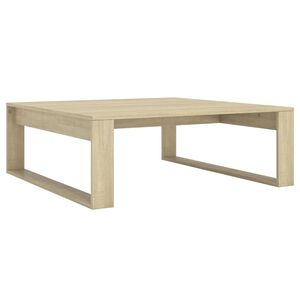 vidaXL Table basse Ch&ecirc;ne sonoma 100x100x35 cm Bois d'ing&eacute;nierie