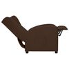 vidaXL Fauteuil &agrave; oreilles marron similicuir