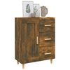 vidaXL Buffet Chêne fumé 69,5x34x90 cm Bois d'ingénierie