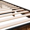 vidaXL Cadre de lit sans matelas ch&ecirc;ne fum&eacute; 90x200 cm