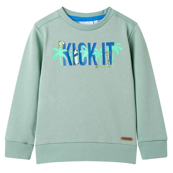 Sweatshirt pour enfants kaki clair 116