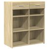 vidaXL Buffet chêne sonoma 80x42,5x93 cm bois d'ingénierie
