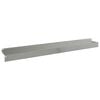 vidaXL Bordure de Pelouse 30 pcs 100 x 10 x 8 cm Acier Argent&eacute;