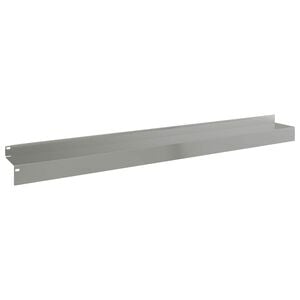 vidaXL Bordure de Pelouse 30 pcs 100 x 10 x 8 cm Acier Argent&eacute;