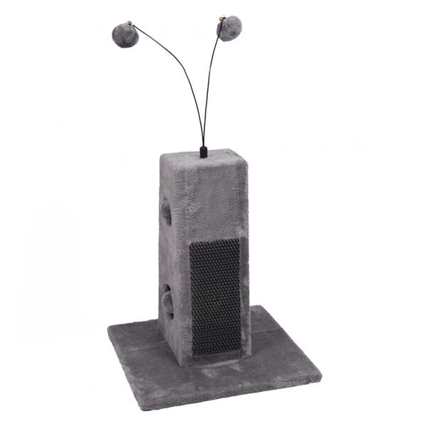 FLAMINGO Arbre &agrave; chat Lara 35x35x68 cm Gris