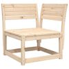 vidaXL Salon de jardin 4 pcs bois massif de pin
