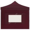 vidaXL Tente de r&eacute;ception pliable avec parois Aluminium 6x3 m Bordeaux