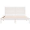 vidaXL Cadre de lit extra long sans matelas 140x210 cm bois massif