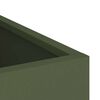 vidaXL Cache-pot de jardin Vert olive 50 x 32 x 40 cm