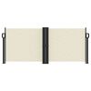 vidaXL Auvent latéral rétractable crème 100x1000 cm