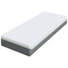 vidaXL Matelas Blanc et Gris 80 x 200 cm Tissu jacquard