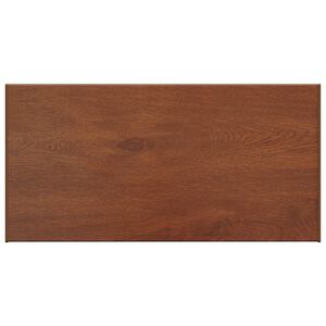 vidaXL Appui de fen&ecirc;tre Bois marron 100 x 40 x 4,5 cm PVC