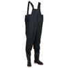 vidaXL Cuissardes avec bottes noir taille 39
