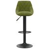 vidaXL Tabourets de bar lot de 2 vert clair velours