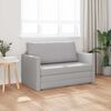 vidaXL Canap&eacute;-Lit 110cm Gris nuage tissu