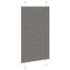vidaXL Store pliss&eacute; anthracite 70x150 cm largeur du tissu 69,4 cm