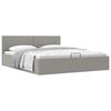 vidaXL Cadre de lit &agrave; rangement hydraulique sans matelas 160x200 cm
