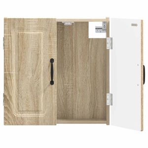 vidaXL Cabinet pour cible UTRECHT Ch&ecirc;ne Sonoma 52,5 x 10,5 x 53,5 cm