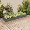 vidaXL Lit sur&eacute;lev&eacute; de jardin doublure 240x60x25 cm bois massif sapin