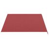 vidaXL Tissu de remplacement pour auvent Bordeaux rouge 4x3 m
