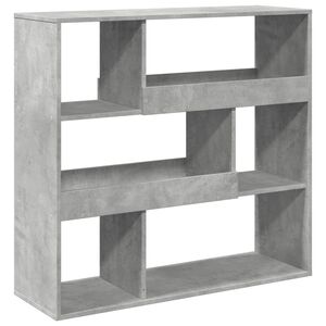 vidaXL Biblioth&egrave;que/S&eacute;parateur de pi&egrave;ce gris b&eacute;ton 100x33x94,5 cm