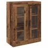 vidaXL Armoires Murailles 2 pcs Bois ancien 69,5 x 34 x 90 cm