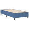 vidaXL Cadre de lit plateforme Bleu 80 x 200 cm tissu