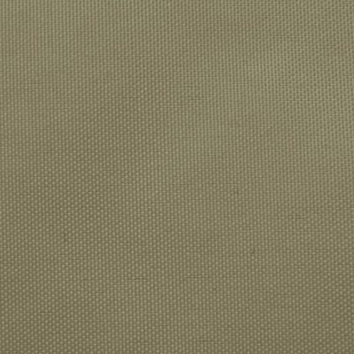 vidaXL Voile de parasol tissu oxford carré 2,5x2,5 m beige
