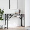 vidaXL Table console avec &eacute;tag&egrave;re sonoma gris 105x30x75 cm