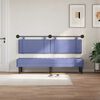 vidaXL T&ecirc;te de lit suspendue Uni Bleu denim 170 x 55 x 5 cm tissu
