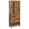 vidaXL Haut Armoire 2 pc Bois ancien 69,5 x 34 x 180 cm