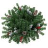 vidaXL Arbre de No&euml;l artificiel pr&eacute;-&eacute;clair&eacute; d'all&eacute;e vert 40 cm PVC